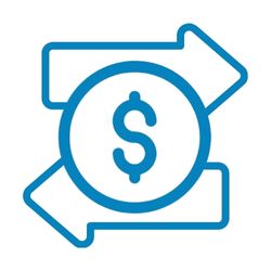 dollar sign in front of arrows